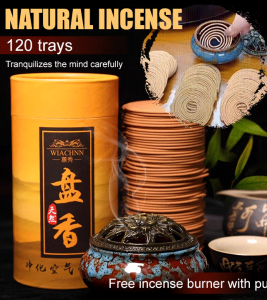 Sandalwood Mosquito Repellent Mugwort Natural Agarwood Coil Deodorizing Aromatherapy