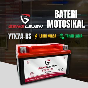 GENGLEJEN Battery Motorcycle YTX7A-BS (YTX7A)