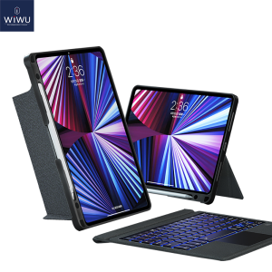 WIWU 11th คีย์บอร์ดสำหรับ Ipad ไร้สาย 10.5 Ipad Pro 12.9คีย์บอร์ดสำหรับ Ipad แม่เหล็ก10.2 10.9นิ้ว /IPad Pro 11 2024แป้นพิมพ์สำหรับแท็บเล็ต
