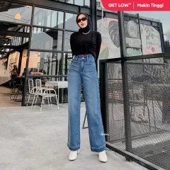 Jiniso - Highwaist Baggy Ripped Jeans 509 MYSTIC GAL