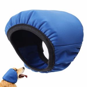 CRUSHES Hearing Protection Dog Ear Muffs Soundproof Noise Reduction Pet Calming Hood  Waterproof Dog Soundproof Cover Swimming Protection