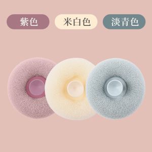 【本地仓发货 【8.0万人评价品牌正品 洁丽雅沐浴球吸盘搓澡神器按摩去污沐浴刷澡巾浴巾搓背搓泥毛巾 颜色随机