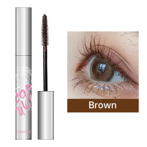 Ta💋.Maskara Padat Keriting Panjang Coklat Lembut yang Tidak Luntur Maskara Hitam Alami Tahan Lama COD
