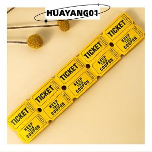 HUAYANG01 [2023 new HOT FASHION] 100 Pcs Raffle Tickets For Classroom Lottery Roll Of Single Paper Labels Drink Events Raffle Tickets Celebration Event Tickets