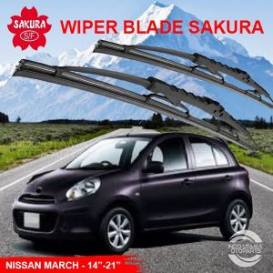 Wiper Kaca Depan March Wiper Mobil SAKURA