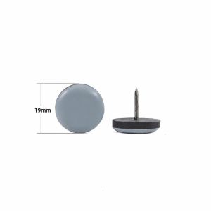SHIRUI 20pcs Có đinh Bàn ghế có thanh trượt chân Giảm tiếng ồn Tròn Thanh trượt bảo vệ sàn Bền bỉ Bảo vệ sàn Đệm chân đồ nội thất Đồ nội thất