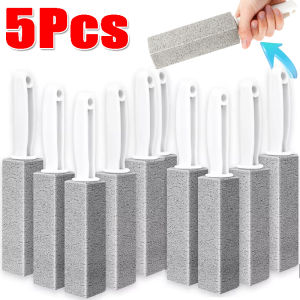 5Pcs Toilet Bathroom Brush Pumice Stone Rust Limescale Dirt Removal Scouring Brush Stone Toilet Bowl Cleaner Brush Household Bathroom Efficient Cleaning Brush