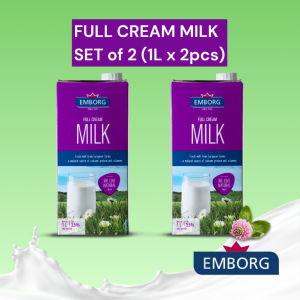 Emborg Full Cream Milk 3.5% One Liter (Solo Double Triple Packs)