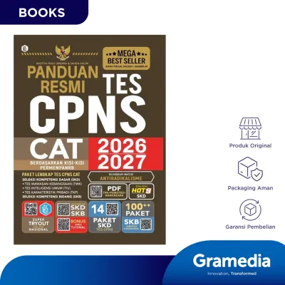 Panduan Resmi Tes CPNS CAT 2026/2027 (Raditya Panji Umbara & Sahda Halim)