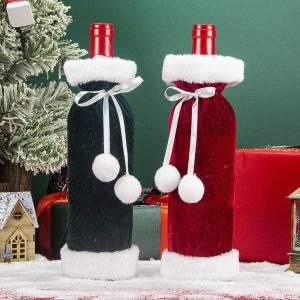 Wine Bottle Cover Insulation Effect Cute Elements Christmas Wide Applicability Sophisticated and Elegant