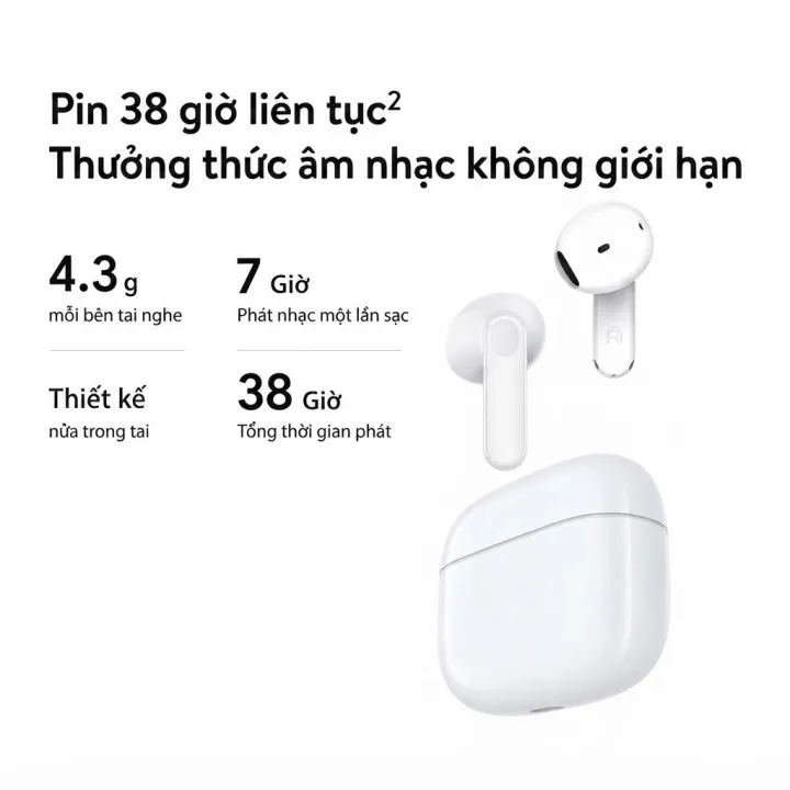 Tai nghe Bluetooth TWS HONOR CHOICE Earbuds X7e Active, Driver 12.4mm, Khử ồn cuộc gọi AI, Chống nước IP54, 38 giờ phát nhạc, Kết nối kép | BigBuy360 - bigbuy360.vn Tai nghe Bluetooth TWS HONOR CHOICE Earbuds X7e Active, Driver 12.4mm, Khử ồn cuộc gọi AI, Chống nước IP54, 38 giờ phát nhạc, Kết nối kép | BigBuy360 - bigbuy360.vn