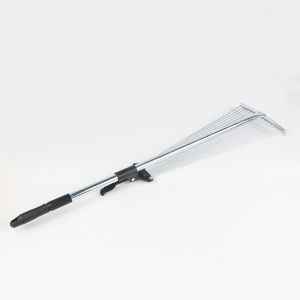 Chổi quét đất dọn vườn gom rác chất liệu thép điều chỉnh to nhỏ