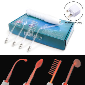DECINIEE Portable 4 In 1 High Frequency Electrode Wand Electrotherapy Glass Neno Argon Tube Beauty equipment Acne Spot Remover Facial Skin Care Spa