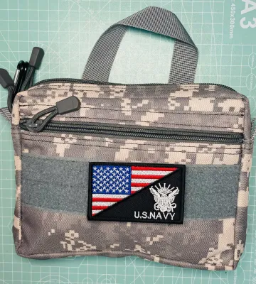 [Hỏa Tốc TPHCM] Patch_Velcro dán US Navy - US Army thêu tinh xảo mặt gai để dán lên quần áo
