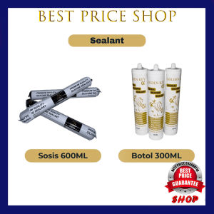 BestPriceShop Lem Kaca Sealant Silicone Neutral Golden Key 300ML / 600ML Full Premium Quality