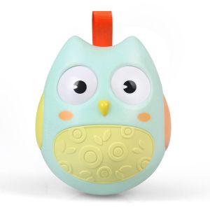 Mainan Montessori Edukasi Anak Bayi Roly Poly Rattle Bunyi Suara Lucu Balita Montessori Kids Toy Balita