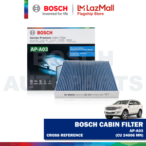 Bosch Activated Carbon Aeristo Premium Cabin Filter For Ford Everest 2015 to 2016
