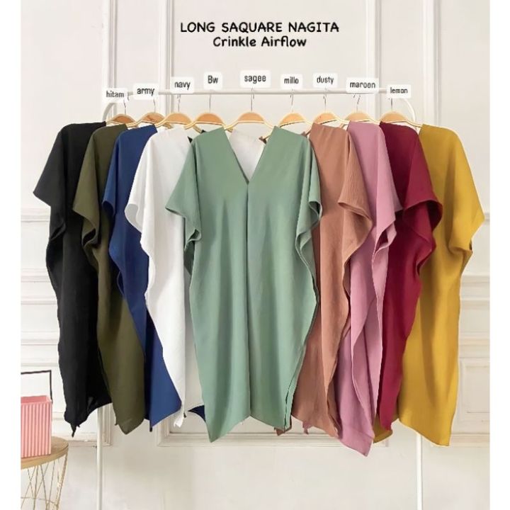 Promo Baju Long Tunic Fashion Nagita Tunic Wanita Model Terbaru