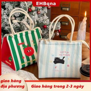 [COD] EHBqna 3PF Ship within 24 hours Thời trang và giản dị ăn trưa Hộp túi Bento túi SNACK Túi xách tay tote túi