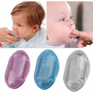 Sikat Gigi Silicon Bayi - Finger Tooth Brush - Pembersih Mulut Bayi Silikon