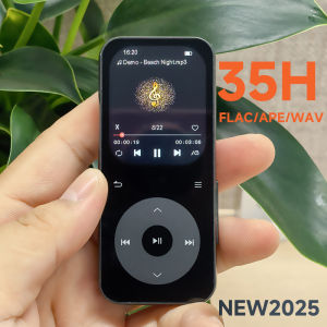 Famue BL15 Portable Mini MP3 Player - 2.0 Inch Screen & Metal Body Bluetooth 5.3 35H Long Playtime Expandable TF up to 320GB