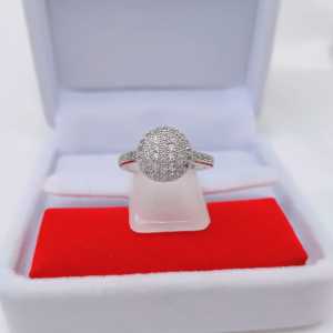 Cincin Silver Xuping Wanita Aksesoris Fashion Awet Tahan Lama Anti Karat Cocok Untuk Harian G9-7D
