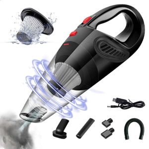 OKKFINE ไร้สาย ดูดฝุ่นในรถยนต์ แห้งและเปียก ชาร์จใหม่ได้ ดูดฝุ่นมือถือ แบบพกพา พร้อมหัวฉีดหลายหัว ตัวดักฝุ่น สำหรับรถยนต์และบ้าน