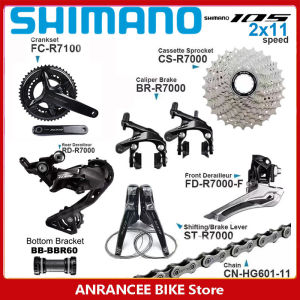 Shimano 105 R7000 Groupset 2x11 Speed Road Bike R7100 Crankset R7000 Front Rear Derailleur Cassette Shifter Brake Chain BB Bike Parts
