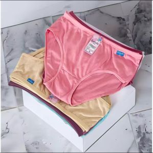 {PROMO MURAH} 6 PCS CELANA DALAM WANITA DEWASA PITTERPATTER POLOS MULTIWARNA IMPORT REAL PICTURE