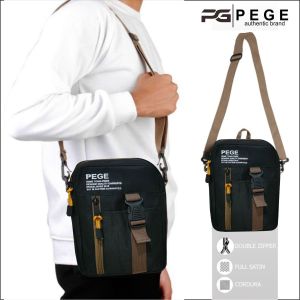 Tas Selempang Bahu Pria PEGE Slempang Slingbag Kasual Cocok Untuk Sehari hari - PG 8919