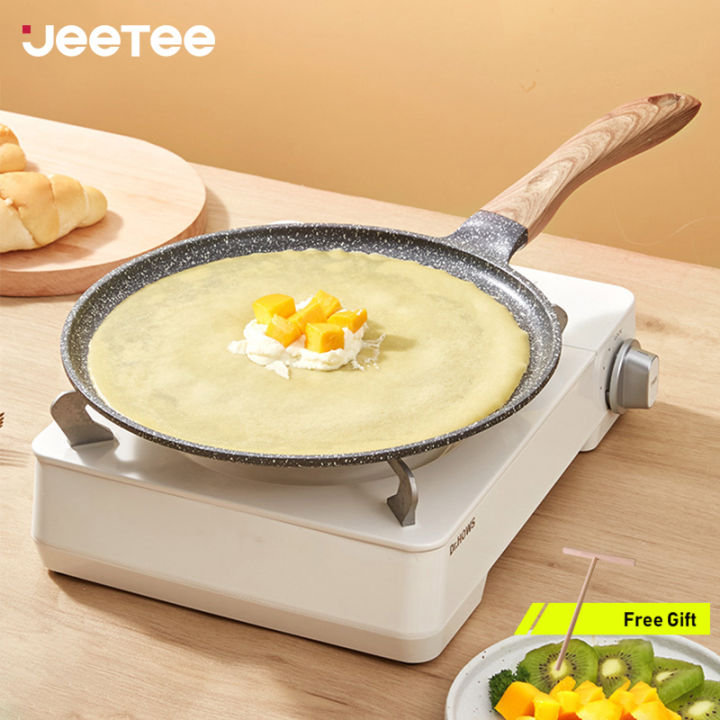 JEETEE Classic Marble Collection Non Stick Pancake maker Pan flat Crepe Pan  chapati roti pan tortilla pan for pita bread flat frying pan for burger