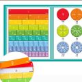 Alat Peraga Matematika Pecahan Learning Fractions Wooden Toys Magnetic Alat Pecahan Belajar Math Montessori Toys. 