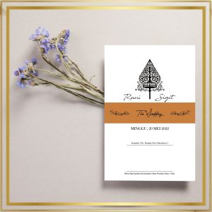 Undangan Undangan Pernikahan Craft wayang Sabuk