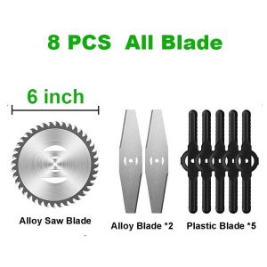 MY StockReplacement Accessories For Grass Trimmer Lawn Mower Metal Blade Plastic Blade Li-Ion Charger Mesin Rumput