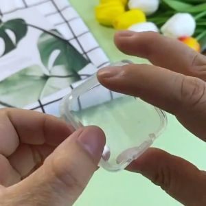 Jewelry Pill Storage Container Kotak mini transparent organizer for earbud screw pill and accessories kotak simpan barang kecil portable lightweight reusable clear box 小储存盒 LL