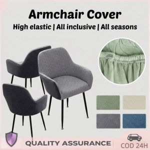 Office Armchair Curved Seat Protective Case Chair Cover Anti-fouling Semi-circular Chair Cover for home office decor