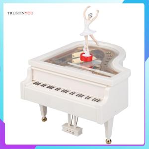 Creative Ballerina Girl Music Box Jewelry Storage Box Home Decoration Ornament Gift