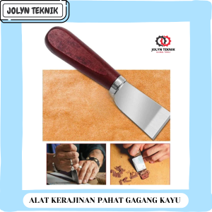 Leather Trimming Knife Leather Carving Tools Shovel 35MM PISAU PAHAT SABUK KERTAS GAGANG KAYU