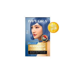 IMPLORA Permanent Hair Color Semir Rambut New Pastel Edition | Cat Rambut Perwarna Alami | Pewarna Rambut