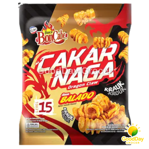 25g Snack BonCabe Cakar Naga Dragon Claw Rasa Balado Makanan Ringan Level 15 Halal