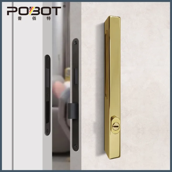 Double-sided Magnetic Lock Minimalist Room Door Locks Magnetic and ...