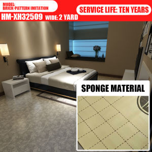 1MM extra-thick Sponge-back Rubberized Linoleum floor sticker - Waterproof Non-slipEasy Clean&Durable(Sold per Yard)