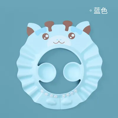 [READY STOCK] Baby shampoo artifact baby and children waterproof ear protection men and women and children bathing artifact hair shower cap adjustable