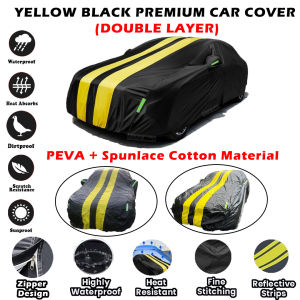 💫 For Proton Preve Double Layers / Single Layer Car Cover High Quality PVC PEVA Aluminium Foil With Cotton Suitable For Outdoor Indoor Durable Anti Scratch High Water Resistant Reflective Strip Selimut Penutup Kereta Calar Kucing Tahan Panas