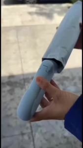 UV Block 10Ribs Automatic Folding Umbrella with Ring Buckle Handle Payung lipat auto umbrella 10骨自动伞