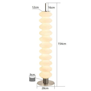 ⚡Danish Gourd Lamp Designer Sofa Next To The Living Room Bedroom Floor Lamp Nordic Creative Model Room Homestay Table Lamp