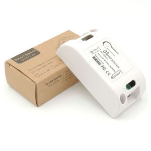 WenQia Light Switch Controller Module 50m Wireless Remote Control Wall Panel Rf 433MHz Breaker 110v 220v 230v 10a for Home Electric