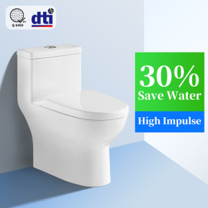 Toilet Bowl Set Full Set - Ceramic Water Saving & Anti-Odor Bathroom Toilet with Flush Tank and Seat Easy to Install