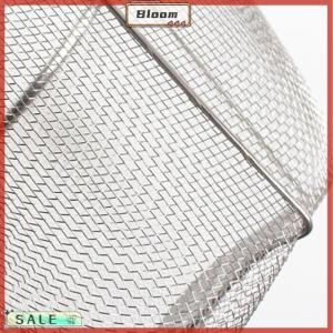 Follow Get New[Bloom Z] French Chip Frying Strainer Basket Stainless Steel Deep Fry Basket Kitchen Round Fryer Wire Mesh With Handle Wire Colander Nets