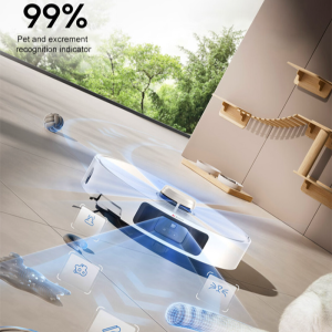 3-in-1 Robot Vacuum and Mop with Smart Radar Mapping for Whole House Cleaning High Suction &amp Quiet